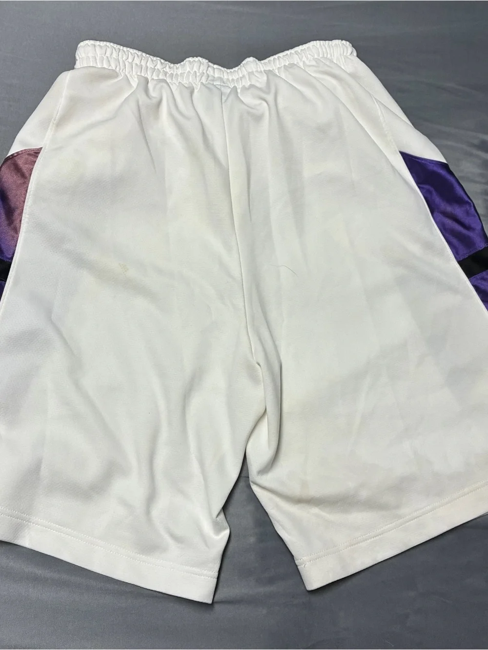 Jordan Brand Basketball Shorts 2-Pair Lot Purple Orange & White Purple Men’s M/L